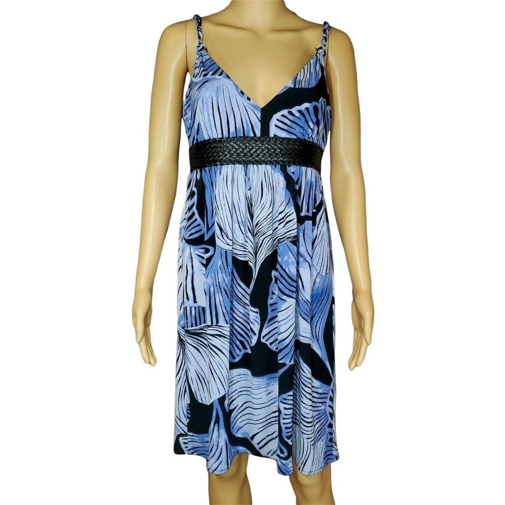 Donna Morgan Dress Sundress Purple Black Size 10